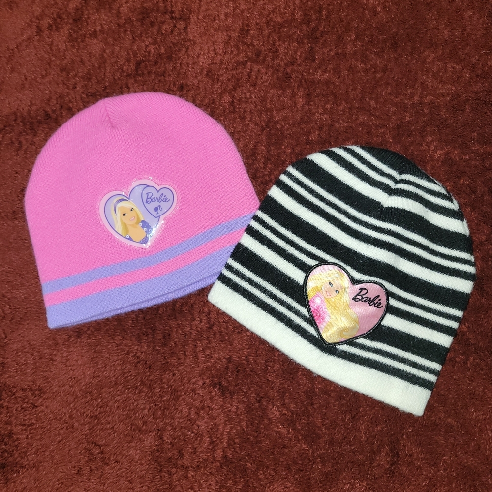 Girls Barbie winter hats